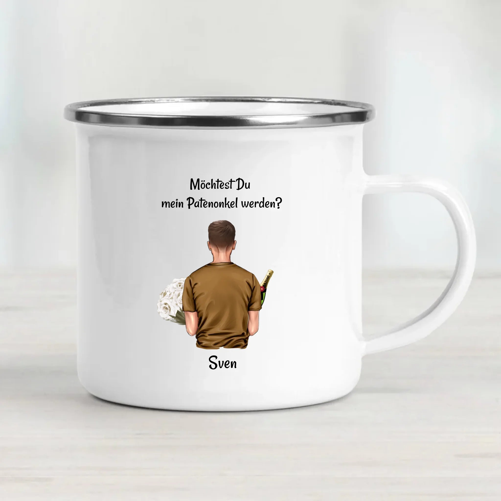 Tasse Patenonkel fragen Geschenk Tasse personalisiert - Cantty