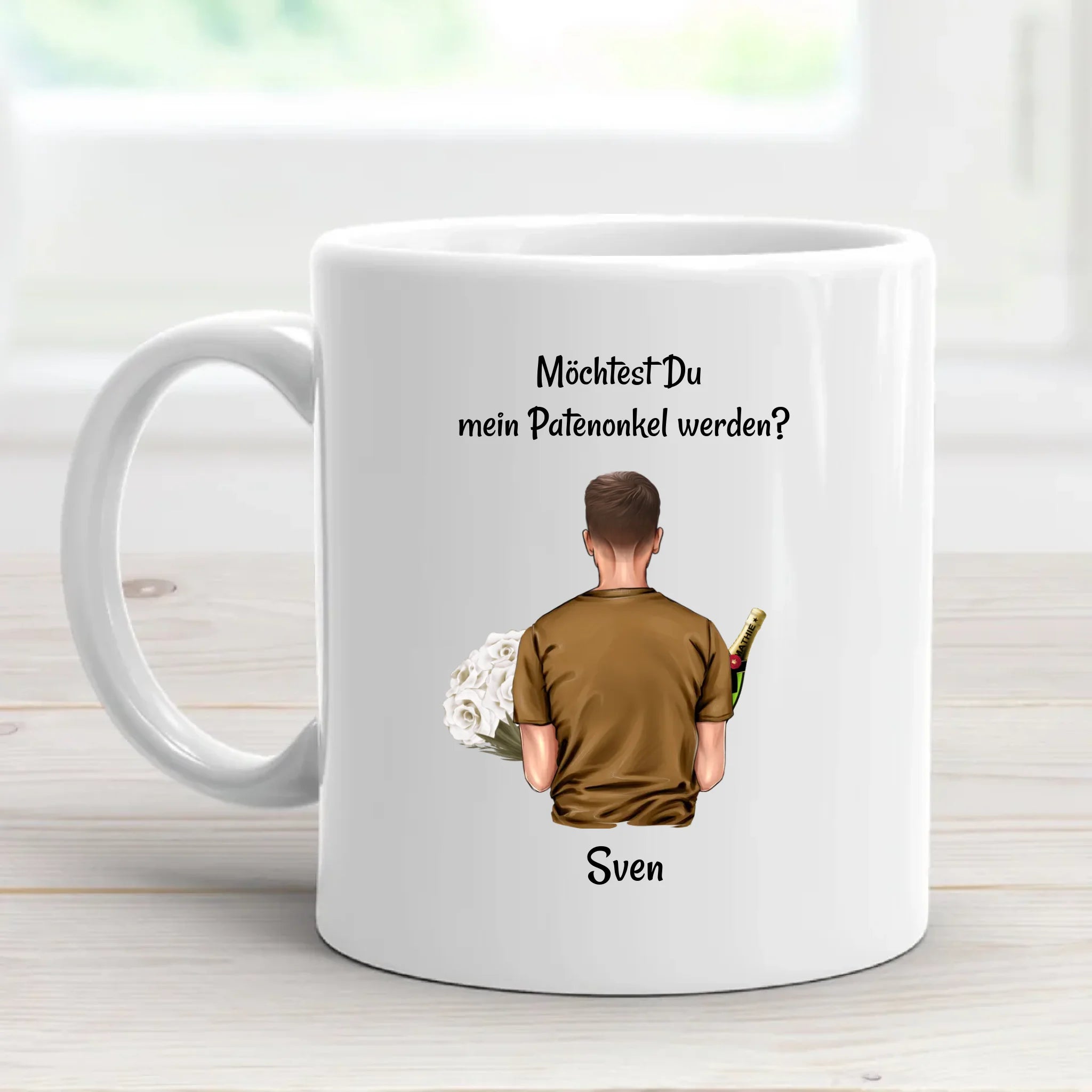 Tasse Patenonkel fragen Geschenk Tasse personalisiert - Cantty