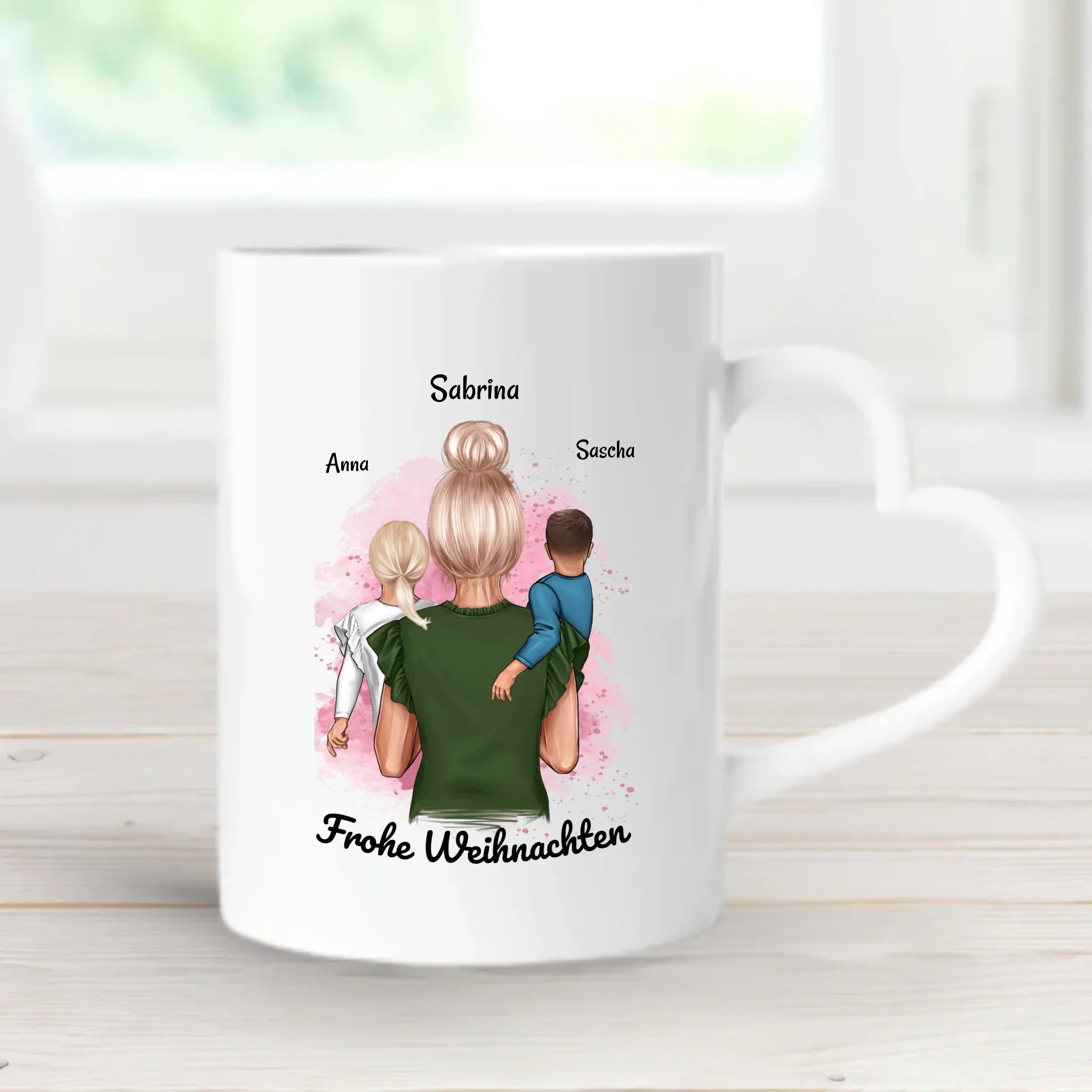 Tasse Weihnachtsgeschenk Patenkind an Patentante personalisiert - Cantty