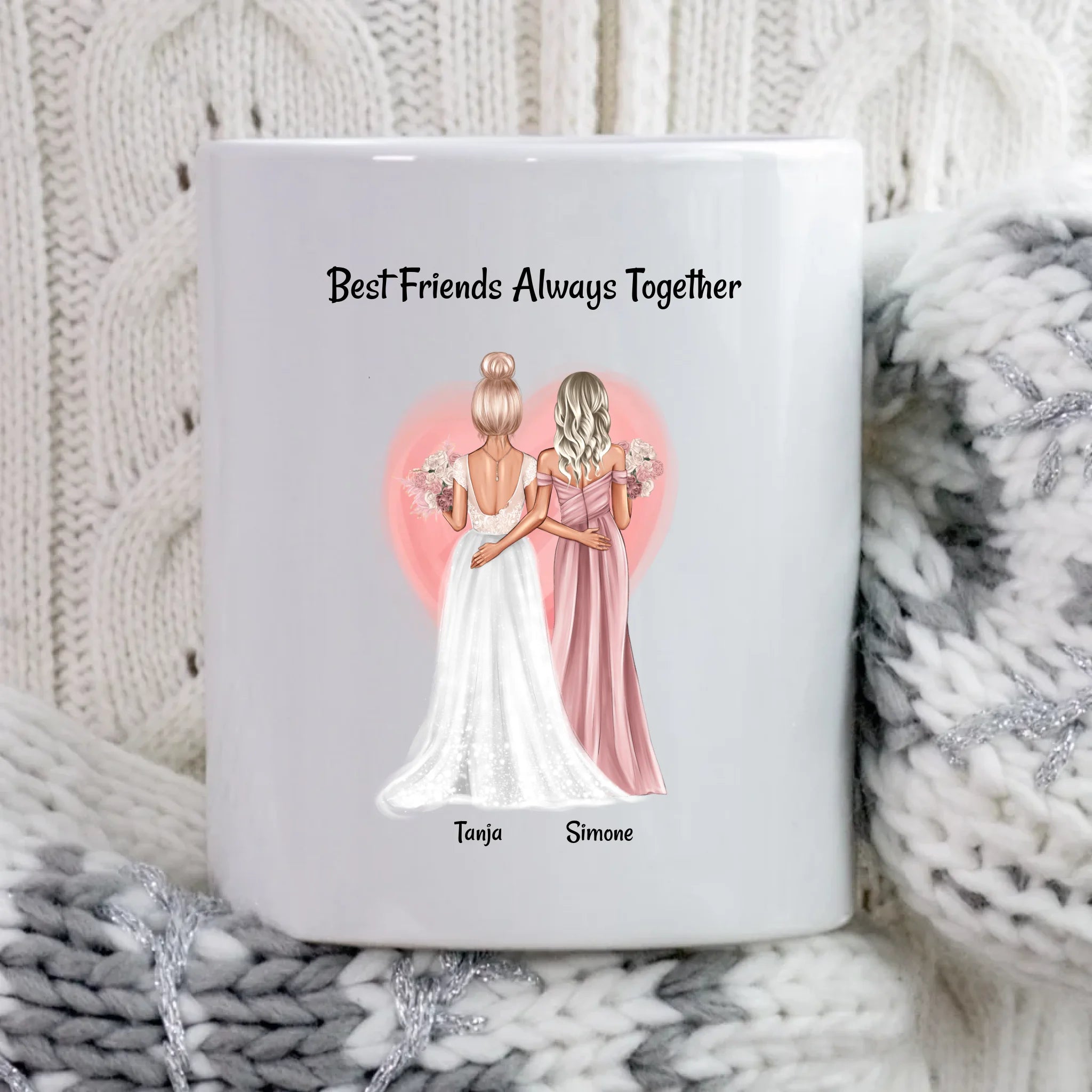 Trauzeugin Geschenk Tasse an Braut personalisiert - Cantty