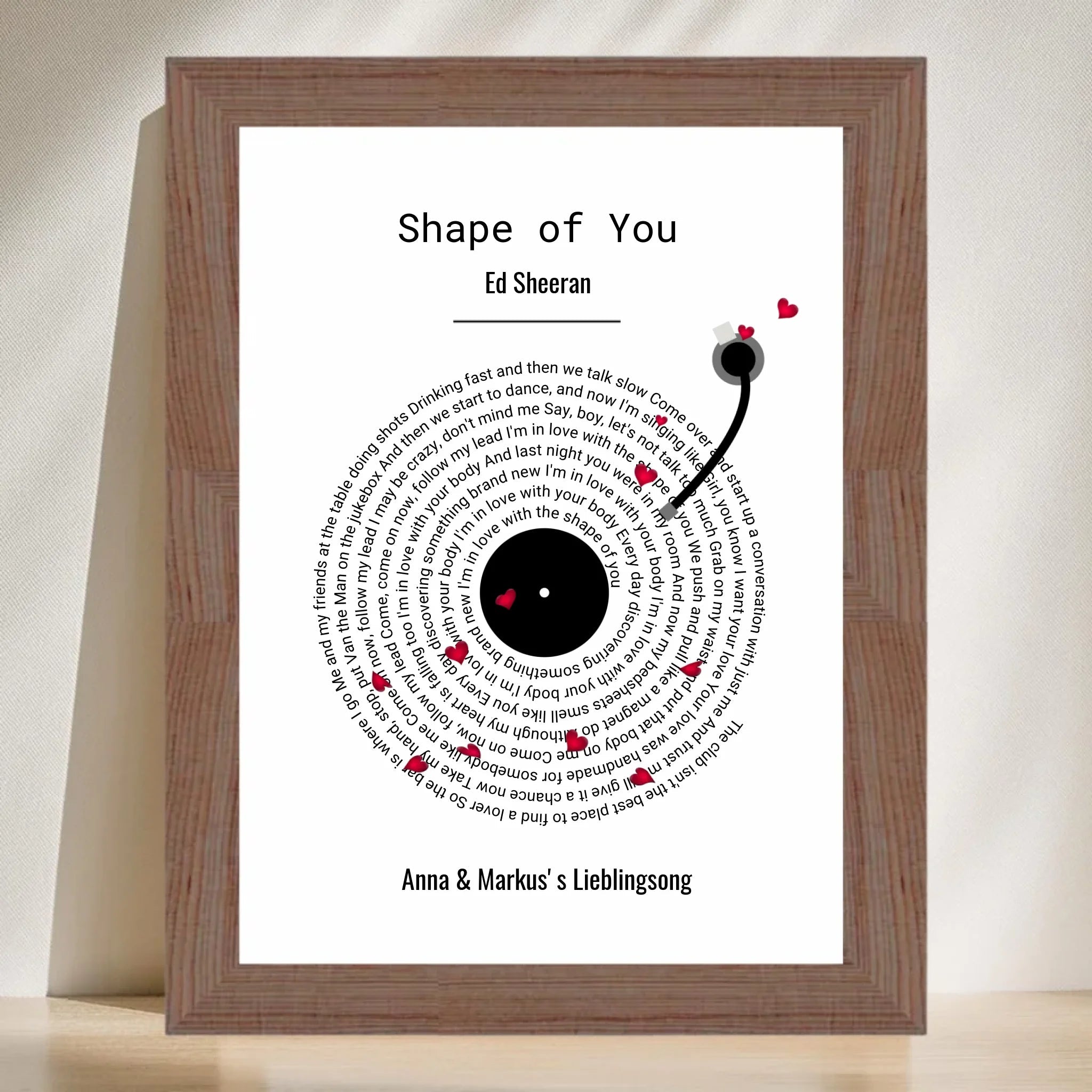 Weihnachtsgeschenk für Freund Lieblingssong Musikposter - Cantty