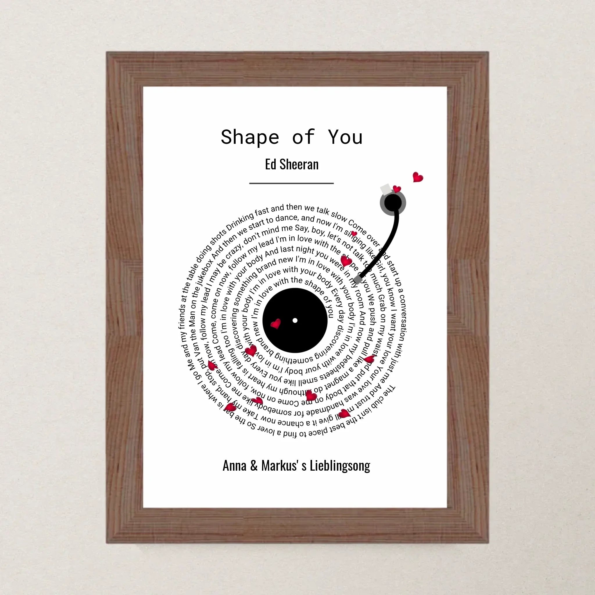 Weihnachtsgeschenk für Freund Lieblingssong Musikposter - Cantty