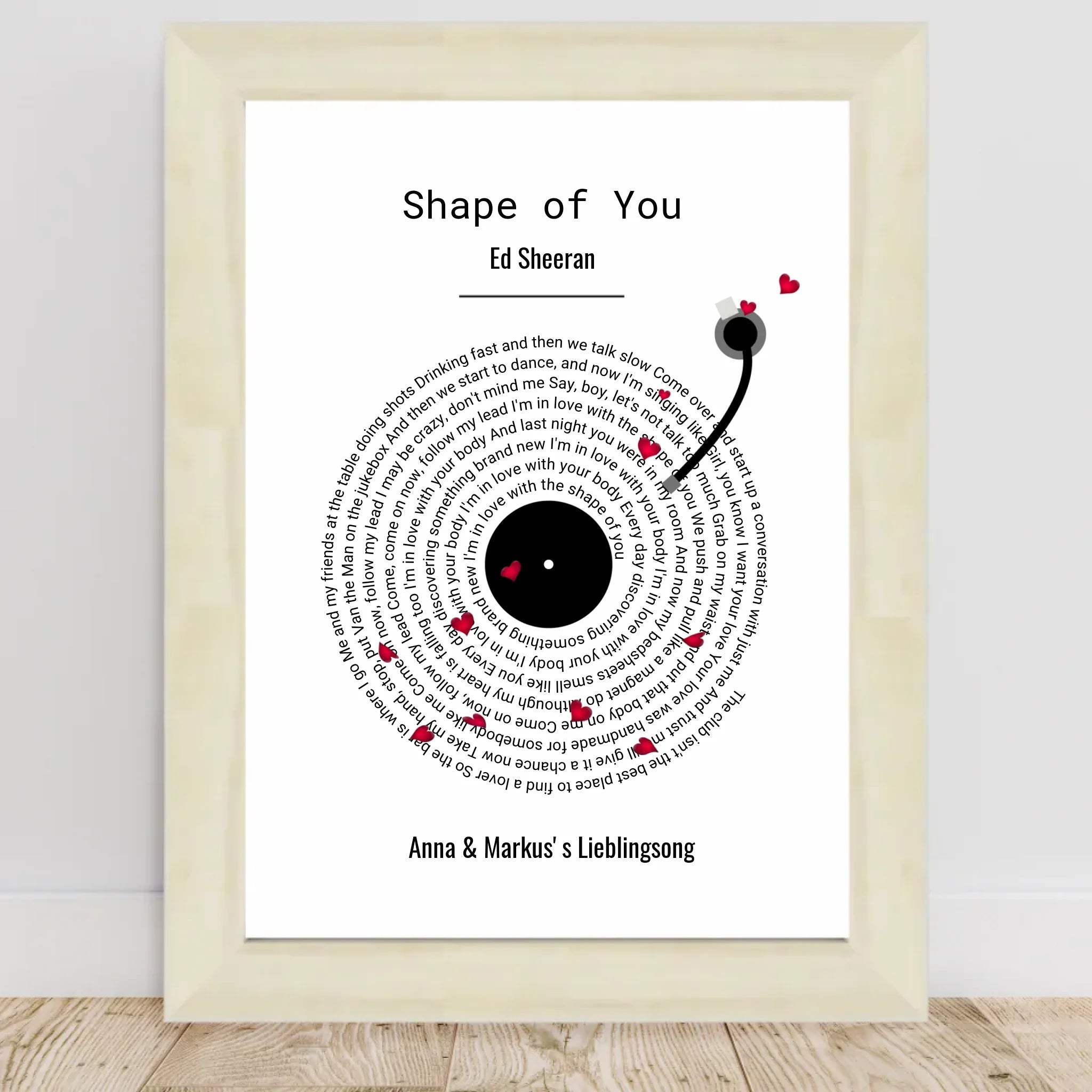Weihnachtsgeschenk für Freund Lieblingssong Musikposter - Cantty