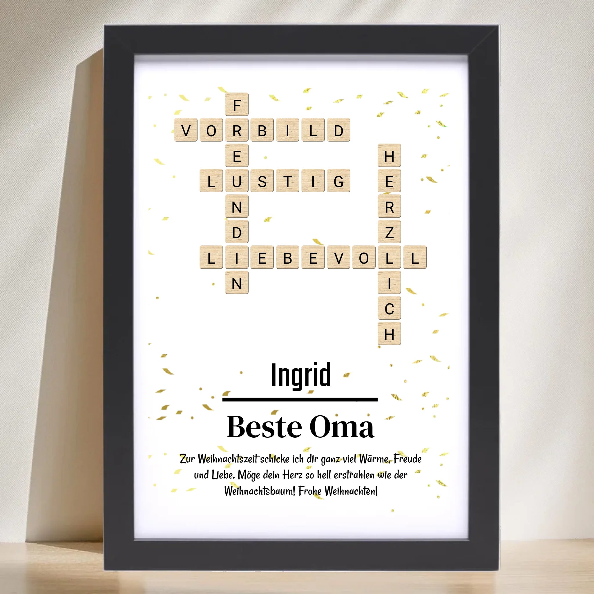 Weihnachtsgeschenk für Oma Bild mit Definition - Cantty