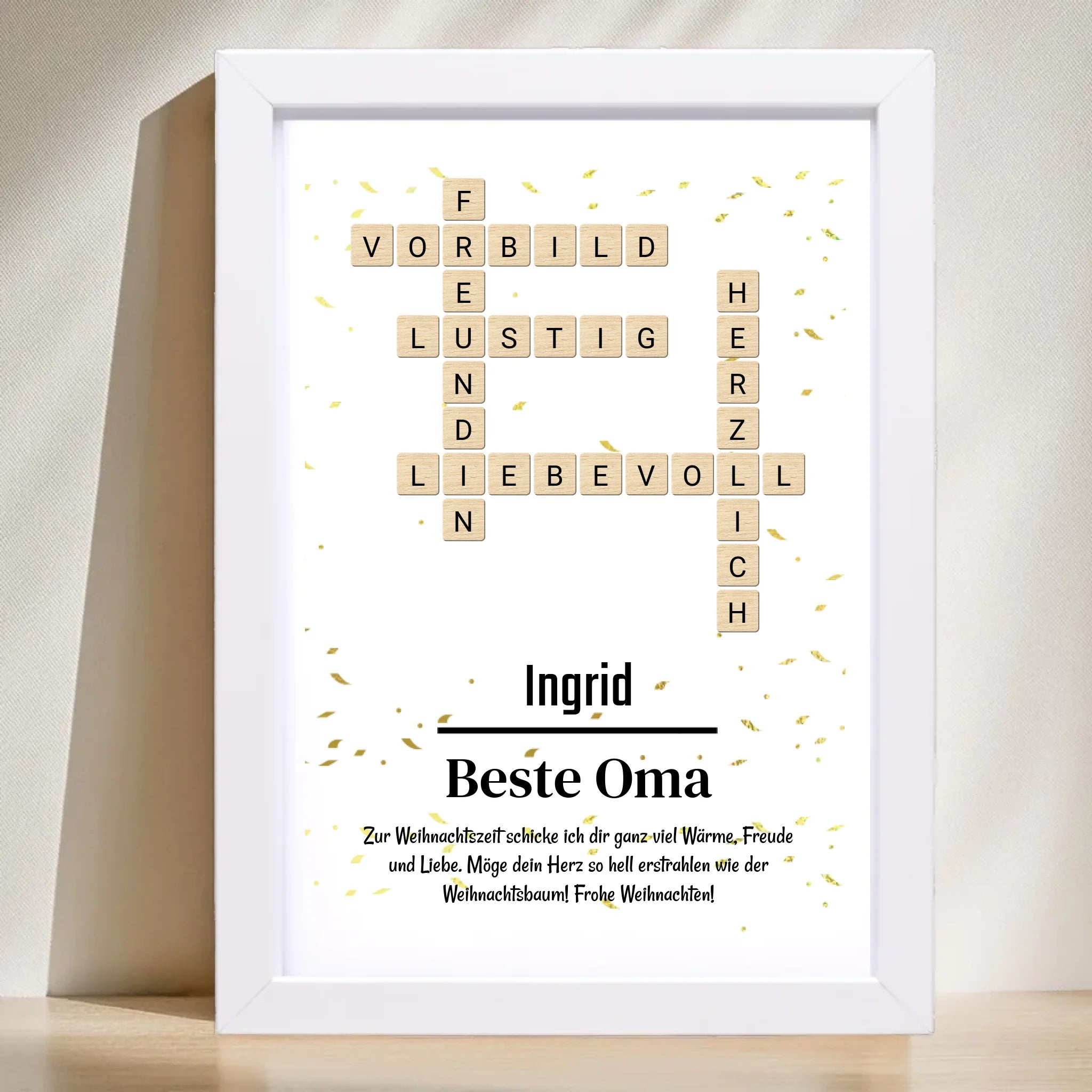 Weihnachtsgeschenk für Oma Bild mit Definition - Cantty