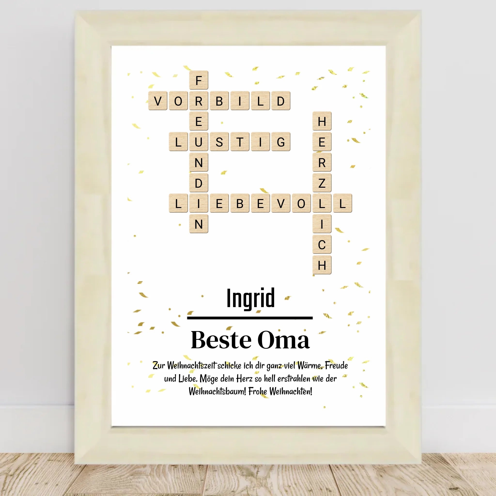 Weihnachtsgeschenk für Oma Bild mit Definition - Cantty