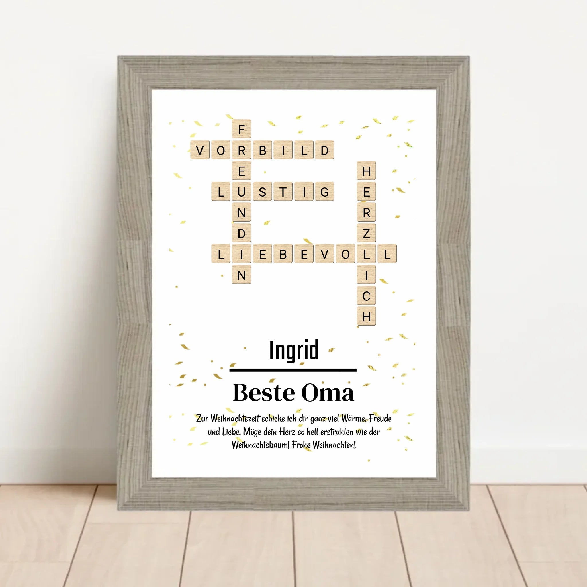 Weihnachtsgeschenk für Oma Bild mit Definition - Cantty