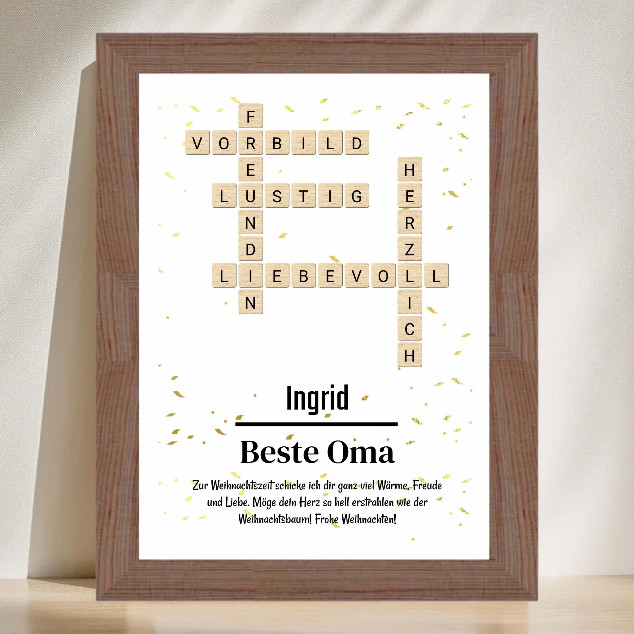 Weihnachtsgeschenk für Oma Bild mit Definition - Cantty