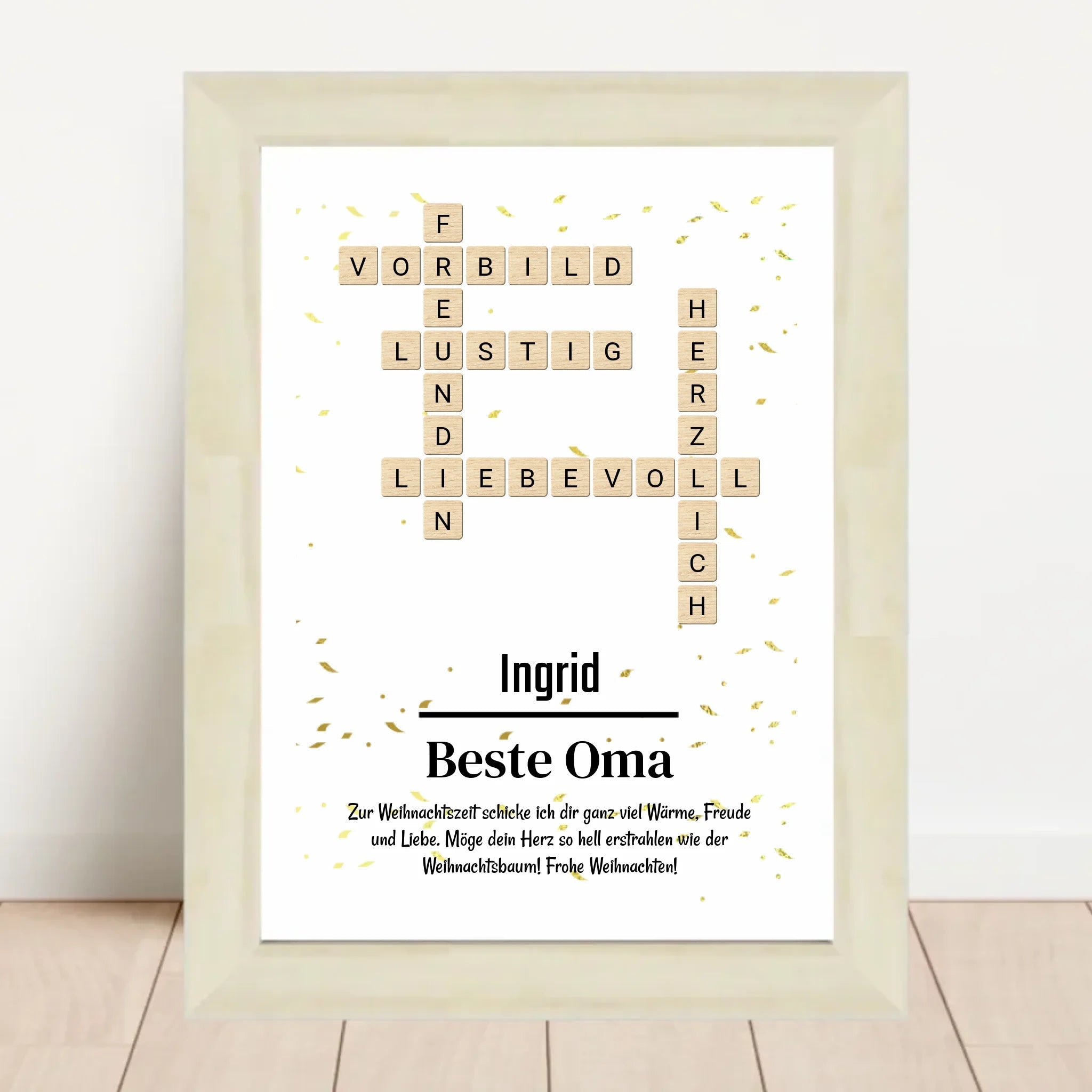 Weihnachtsgeschenk für Oma Bild mit Definition - Cantty