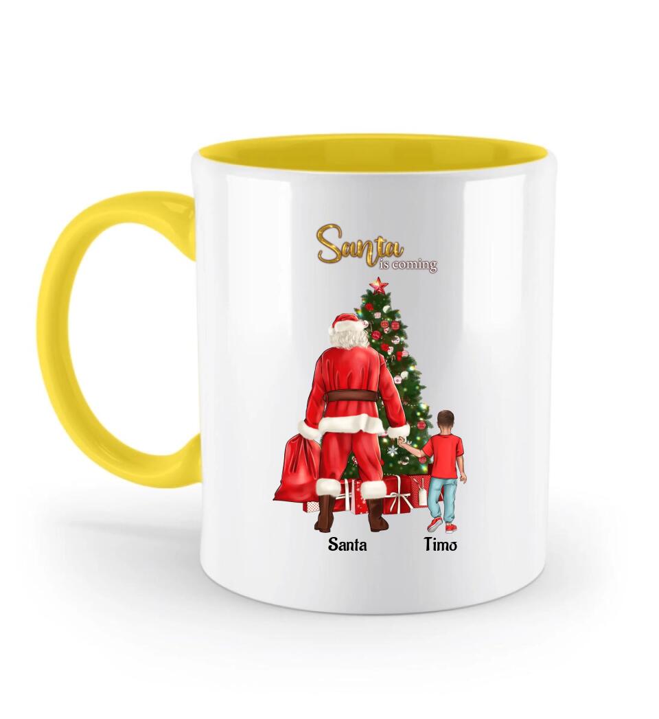 Weihnachtstasse für kleinen Jungen personalisiert - Cantty