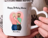 Mama Tochter Geburtstag Tasse personalisiert