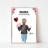 Mama Poster Geschenk personalisiert mit Spruch - Cantty