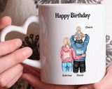 Tasse Junge Mädchen Geburtstag Bild mit Eltern - Cantty