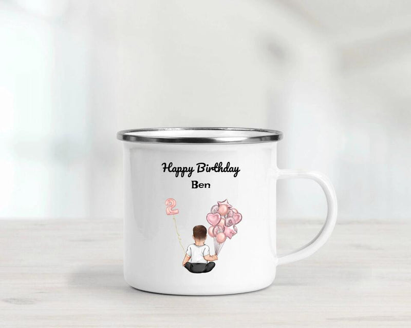 Geschenk Tasse personalisiert zum 2. Geburtstag Junge - Cantty