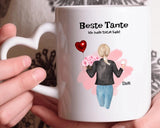 Geschenk Tasse für Tante personalisiert
