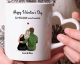 Personalisierte Geschenk Tasse zum Valentinstag gestalten - Cantty