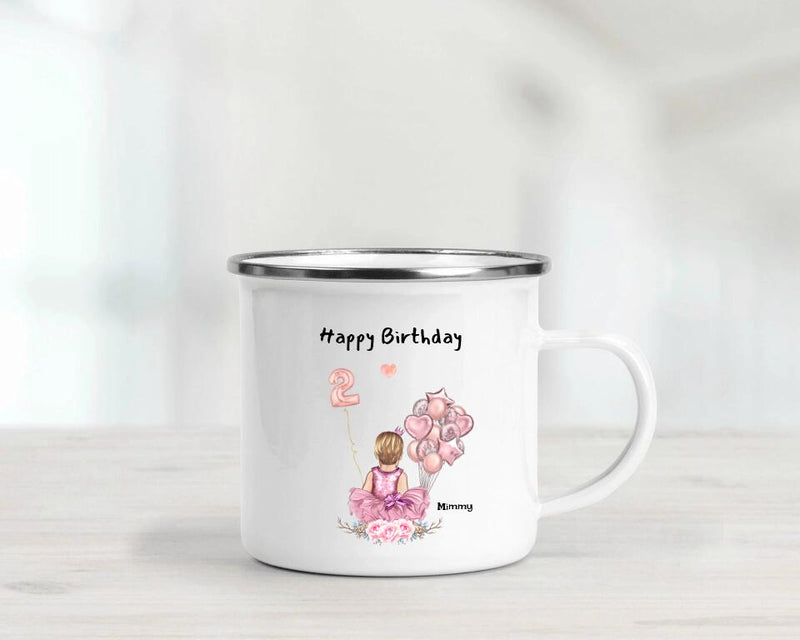 Tasse Geschenk für 2 jähriges Mädchen zum Geburtstag - Cantty