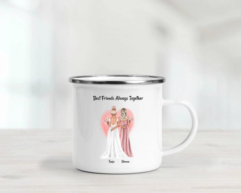 Trauzeugin Geschenk Tasse an Braut personalisiert - Cantty