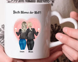 Tasse Muttertagsgeschenk Mama Tochter personalisiert - Cantty
