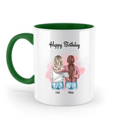 Geschenk Tasse mit Geburtstagswünsche Frauen Freundschaft - Cantty