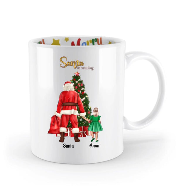 Mädchen Weihnachtstasse Geschenk personalisiert - Cantty