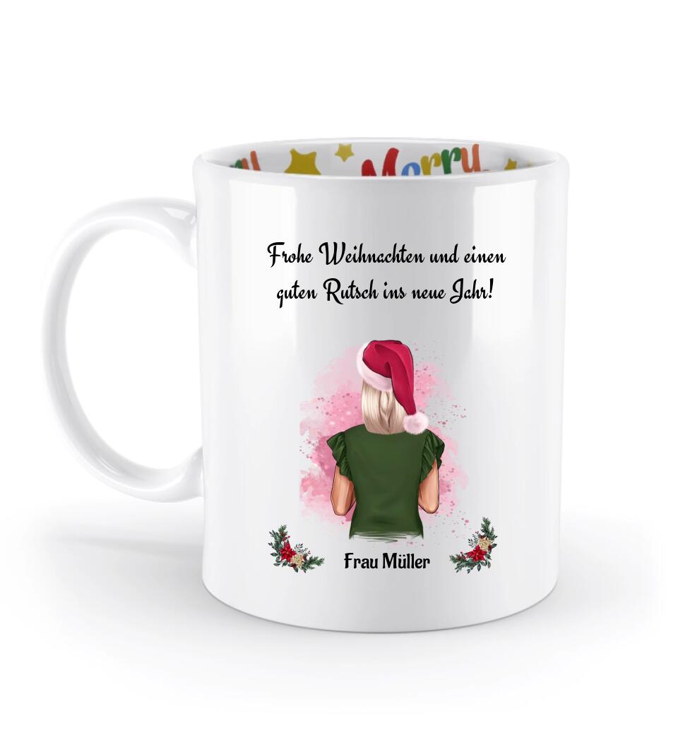 Weihnachtstasse Geschenk für Erzieherin & Betreuerin - Cantty