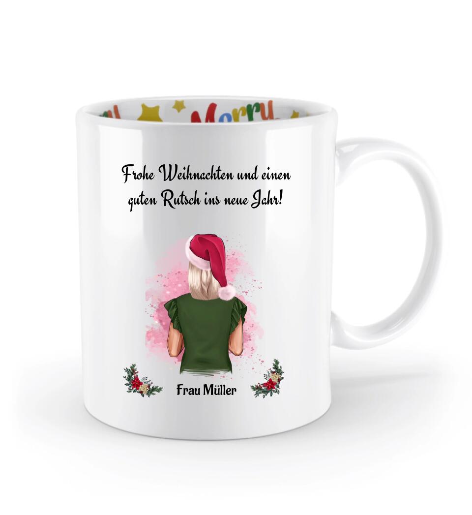 Weihnachtstasse Geschenk für Erzieherin & Betreuerin - Cantty